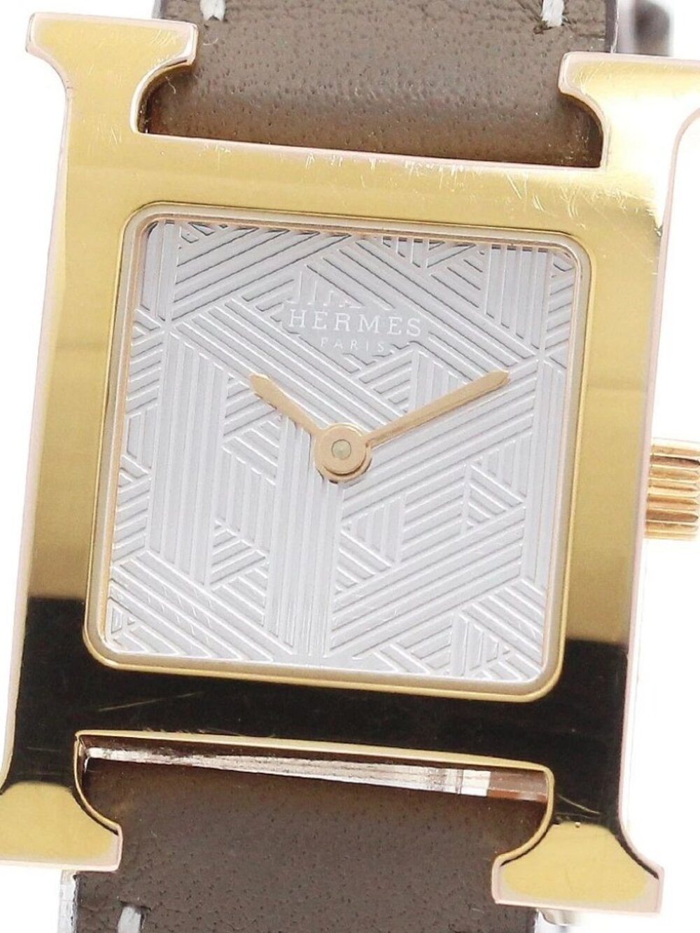 HERMES H watch HH1.202c Silver Dial Quartz Ladies Watch_962799